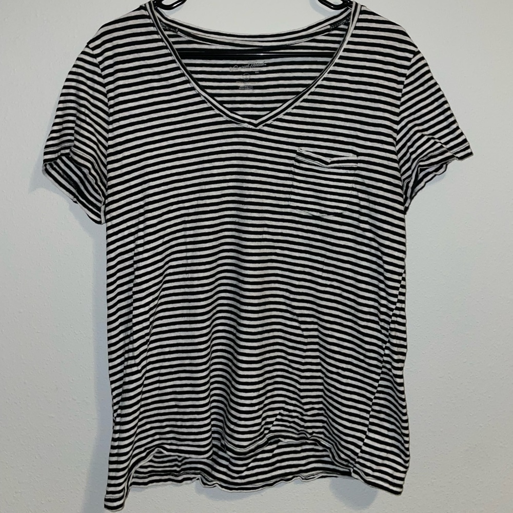 Universal Thread Striped Pocket Tee